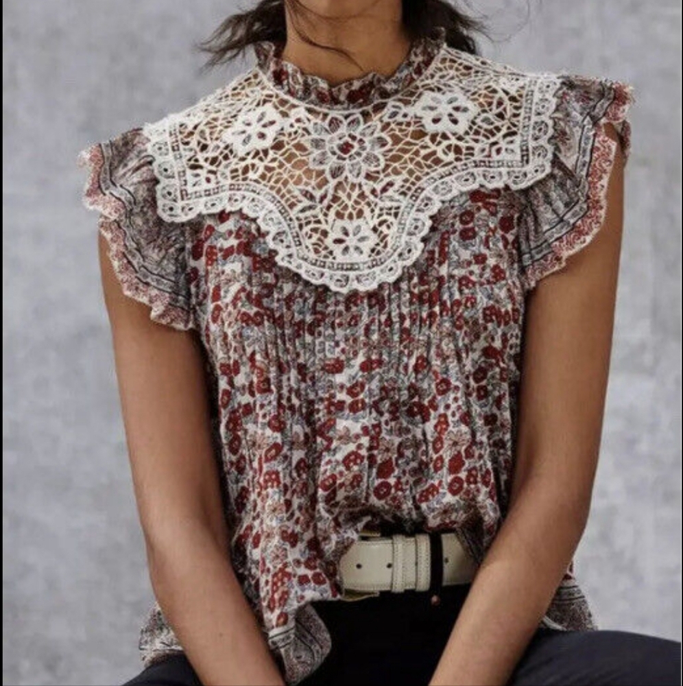 Anthropologie Peasant Top